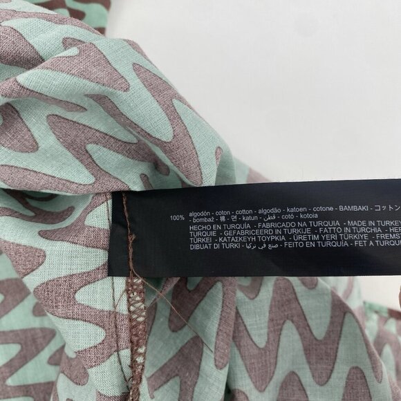 Zara The Lissie Shirt Tunic Blogger Fav Beach Resort Printed Cotton Size Small - Picture 11 of 16